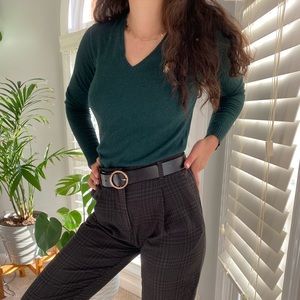 Ralph Lauren Sport women’s green v neck sweater